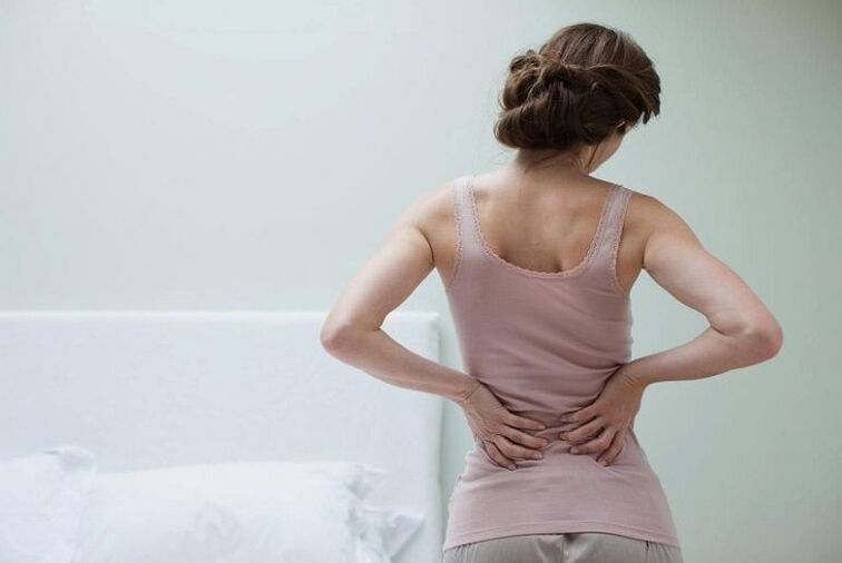 osteokondrozlu sırt ağrısı